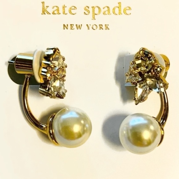 $68 Kate Spade dainty sparkler earrings rose - Picture 4 of 5